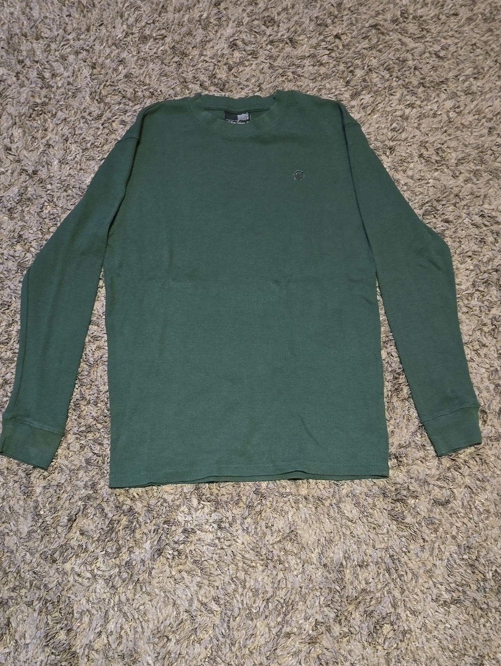 South Pole Men's Long Sleeve Crewneck - Forest Green